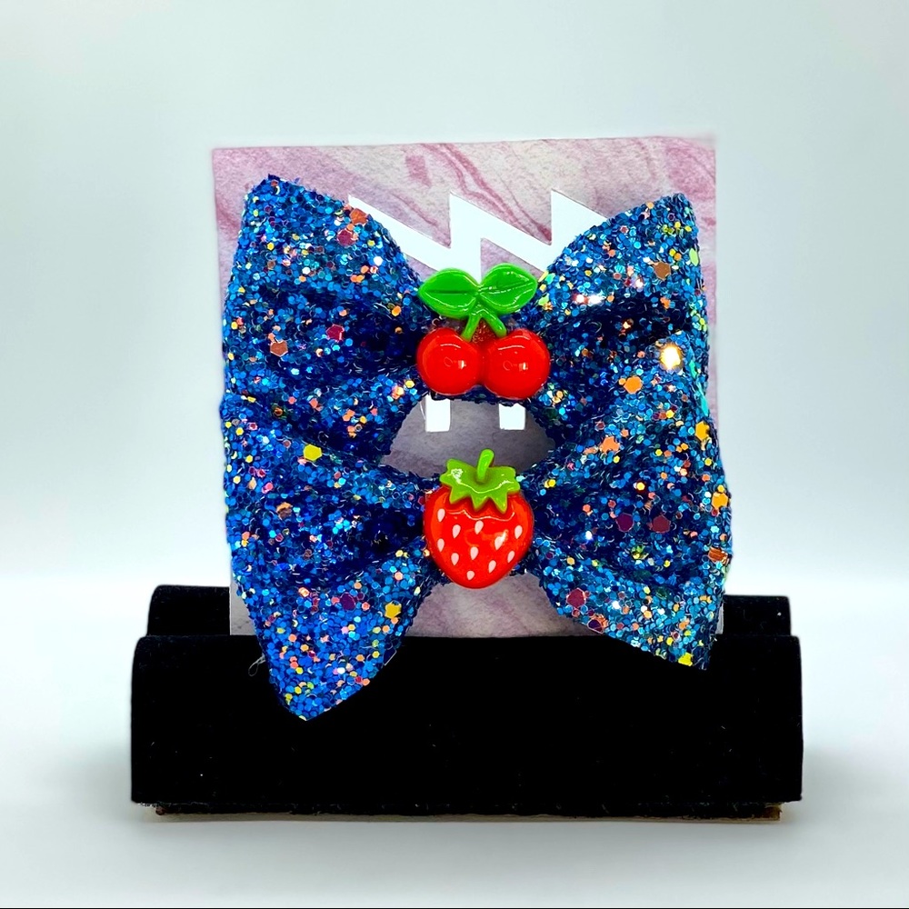 Glitter Fruit Bows